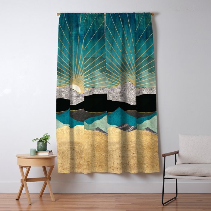 Peacock Vista Window Curtain Gallery Image 5