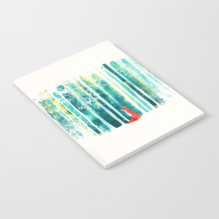 Fox in quiet forest Notebook Gallery Image 2