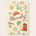 Howdy - Lucky Western Charms Cutting Board Gallery Image 1
