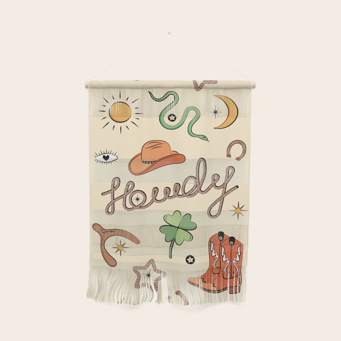 Howdy - Lucky Western Charms Wall Hanging Gallery Image 1
