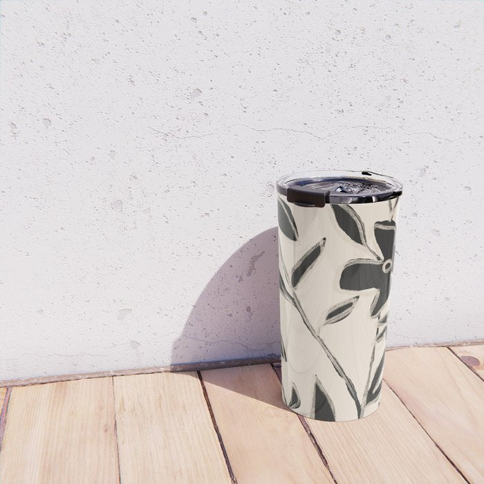 Abstract Minimal Flowers 16 Travel Mug Gallery Image 4