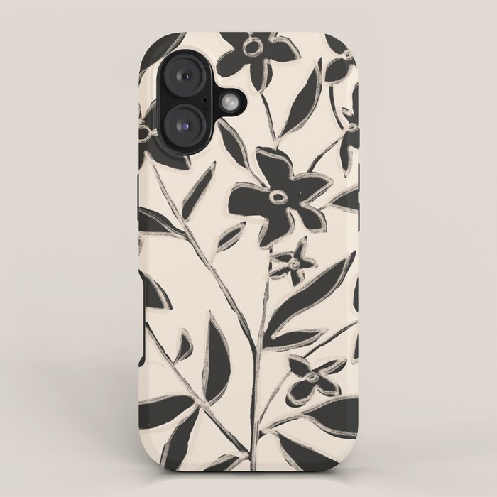 Abstract Minimal Flowers 16 iPhone Case Gallery Image 1