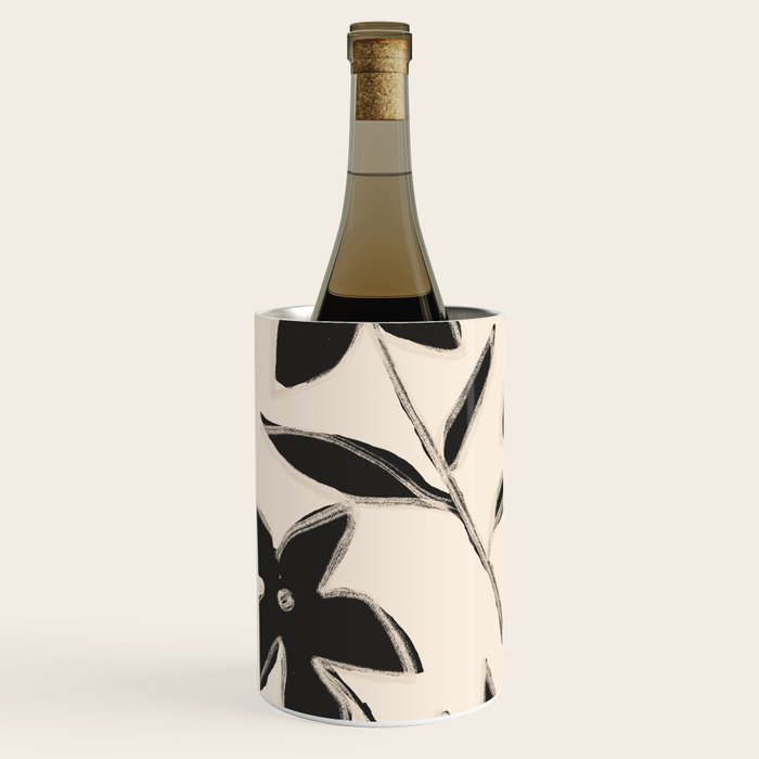 Abstract Minimal Flowers 16 Wine Chiller Gallery Image 2