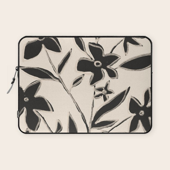 Abstract Minimal Flowers 16 Laptop Sleeve Gallery Image 1