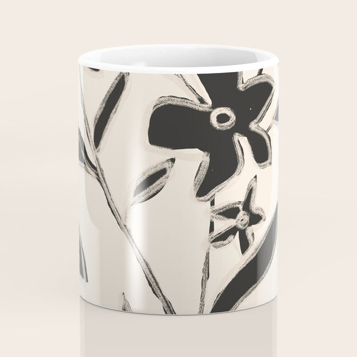 Abstract Minimal Flowers 16 Coffee Mug Gallery Image 4