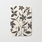 Abstract Minimal Flowers 16 Bath Mat Gallery Image 1