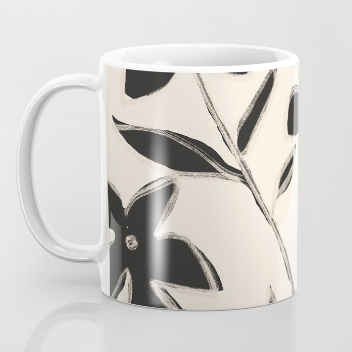 Abstract Minimal Flowers 16 Coffee Mug Gallery Image 3
