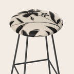 Abstract Minimal Flowers 16 Stool Gallery Image 2
