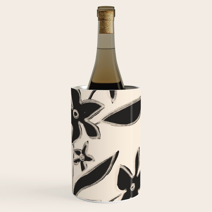 Abstract Minimal Flowers 16 Wine Chiller Gallery Image 3