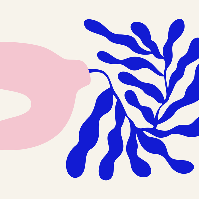 Blue Matisse Ferns II Coffee Mug Gallery Image 2
