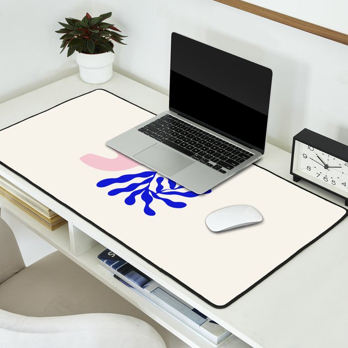 Blue Matisse Ferns II Desk Mat Gallery Image 2