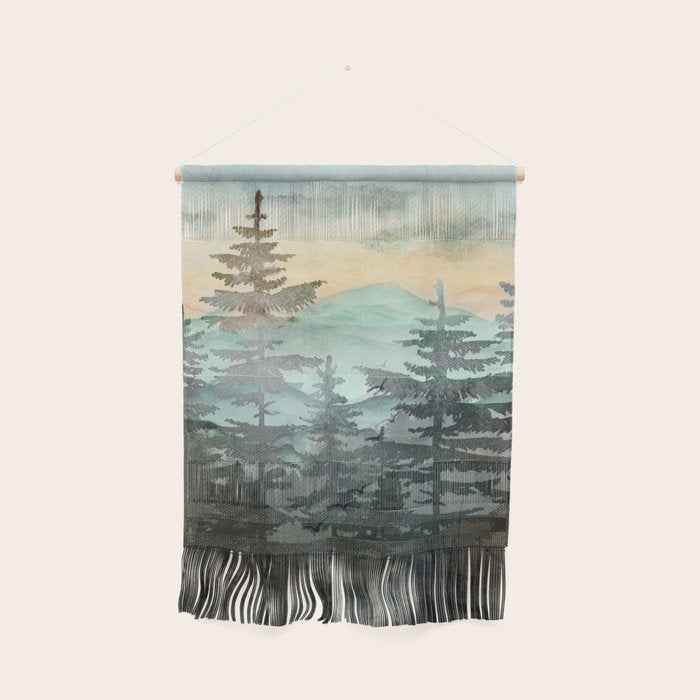 Pine Trees Wall Hanging Gallery Image 1