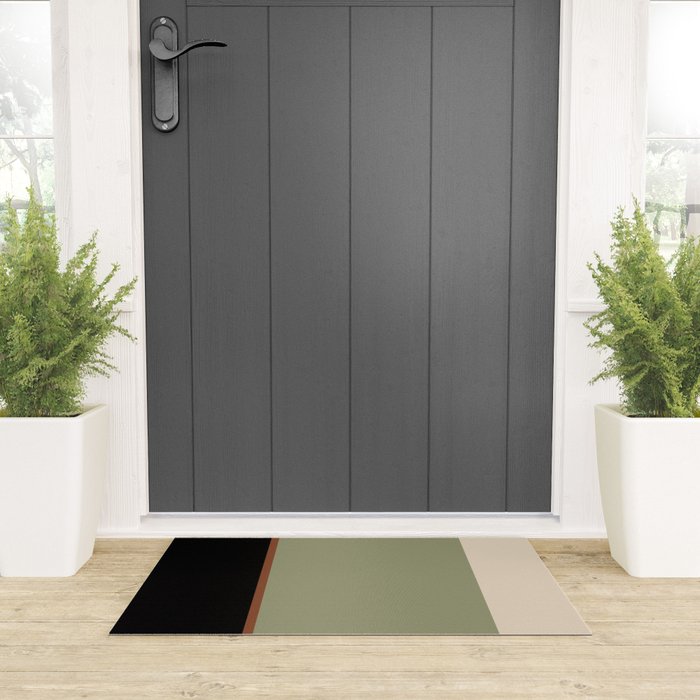 Contemporary Color Block XLVIII Welcome Mat Gallery Image 3