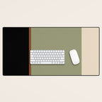 Contemporary Color Block XLVIII Desk Mat Gallery Image 1