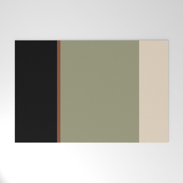 Contemporary Color Block XLVIII Welcome Mat Gallery Image 1