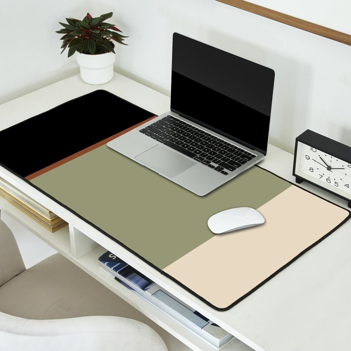 Contemporary Color Block XLVIII Desk Mat Gallery Image 2