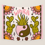 Libra Cactus Wall Tapestry Gallery Image 4