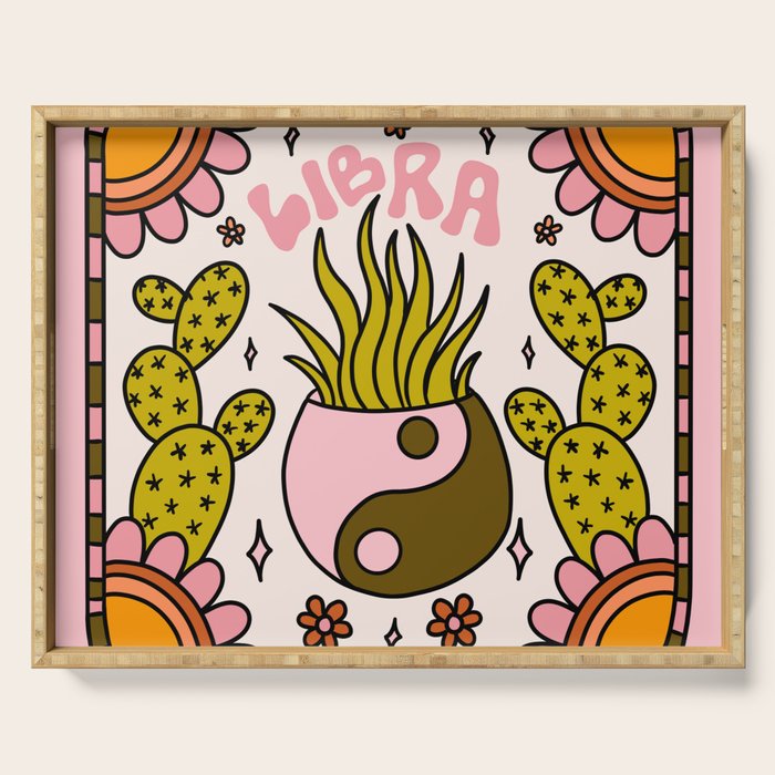 Libra Cactus Serving Tray Gallery Image 1