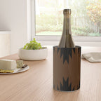 Geometric Southwestern Minimalism - Earthy Burnt Orange Wine Chiller Gallery Image 4