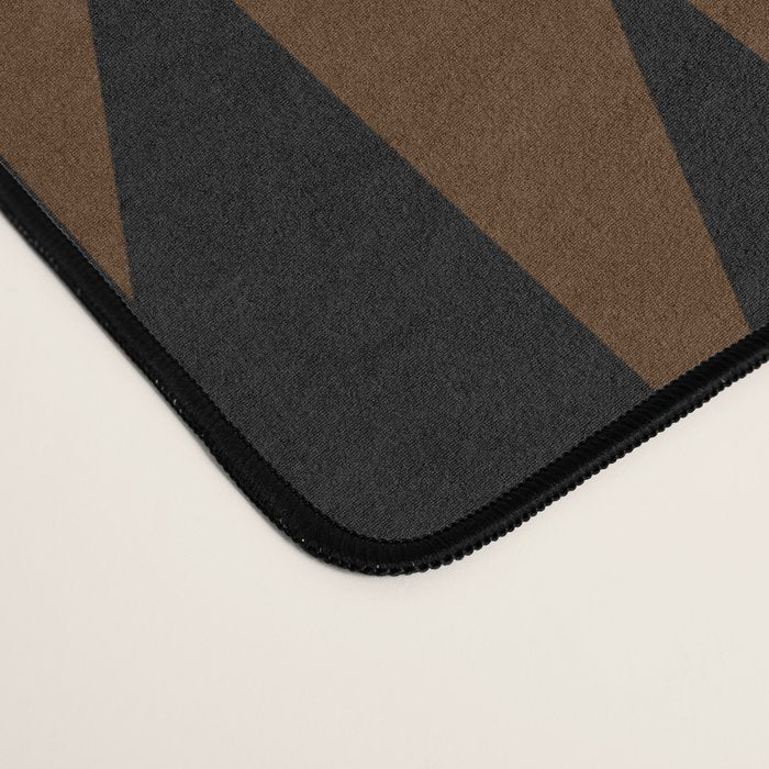 Geometric Southwestern Minimalism - Earthy Burnt Orange Desk Mat Gallery Image 4