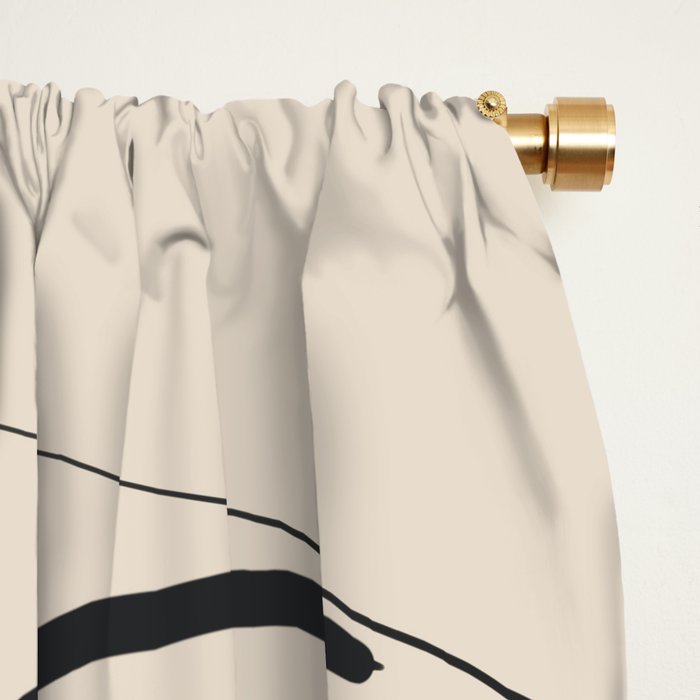 Abstract Minimal Shapes 126 Window Curtain Gallery Image 2