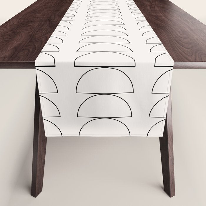 Maude Outline Pattern I Table Runner Gallery Image 1
