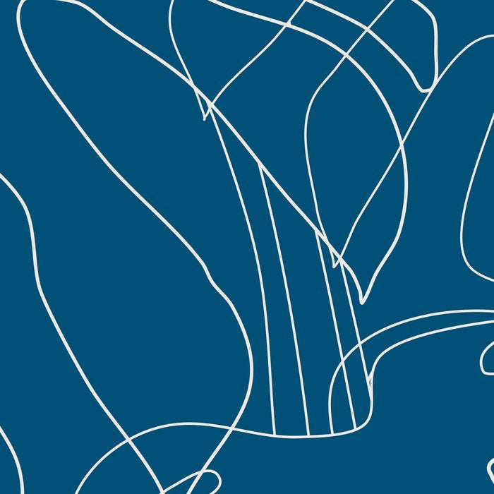 Monstera No2 Blue Coffee Mug Gallery Image 2