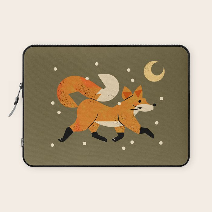 Wandering Winter Fox Laptop Sleeve Gallery Image 1