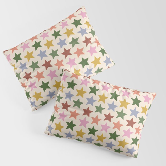 Vintage Stars Pillow Sham Gallery Image 1