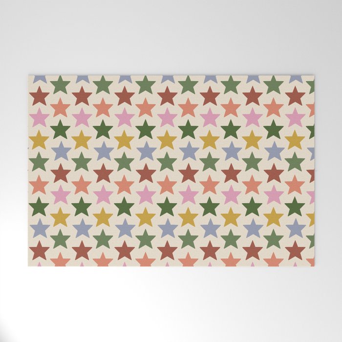 Vintage Stars Welcome Mat Gallery Image 1