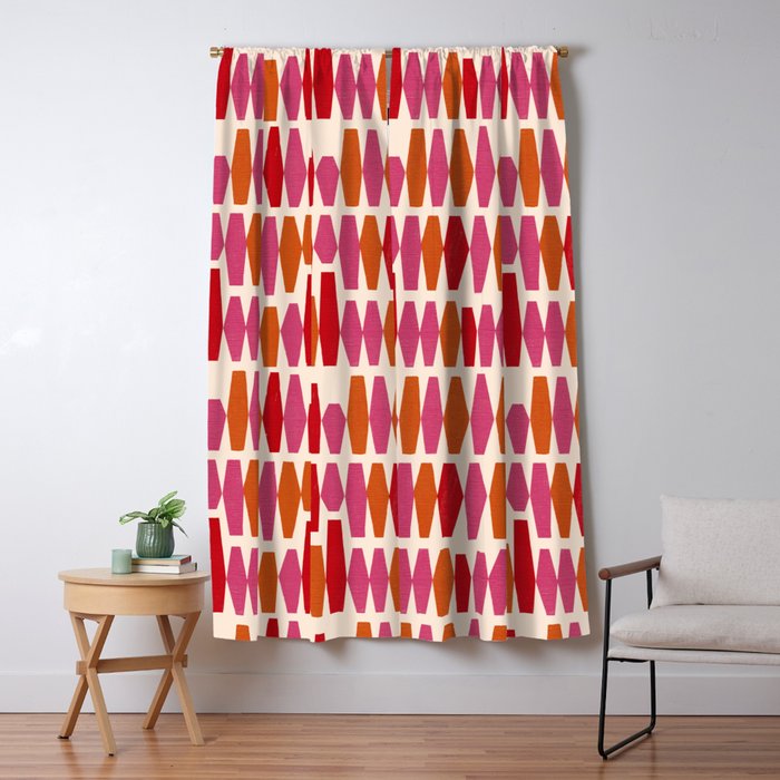 Bold Colorful Geometrics Window Curtain Gallery Image 5