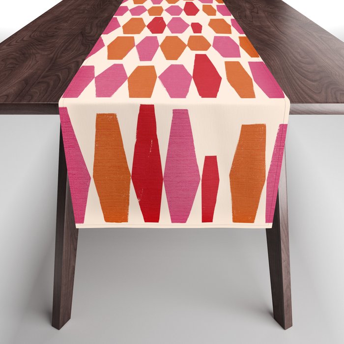 Bold Colorful Geometrics Table Runner Gallery Image 1