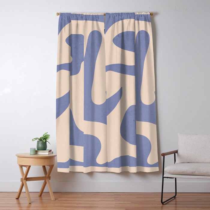 Modern Abstract Shapes 78 Window Curtain Gallery Image 1