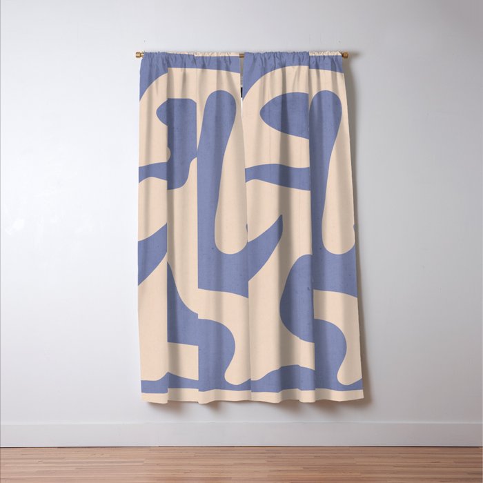 Modern Abstract Shapes 78 Window Curtain Gallery Image 3