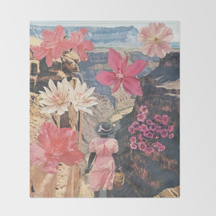 Desert Blooms Throw Blanket Gallery Image 2