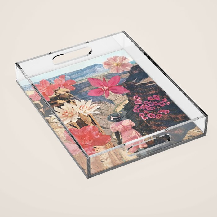 Desert Blooms Acrylic Tray Gallery Image 1