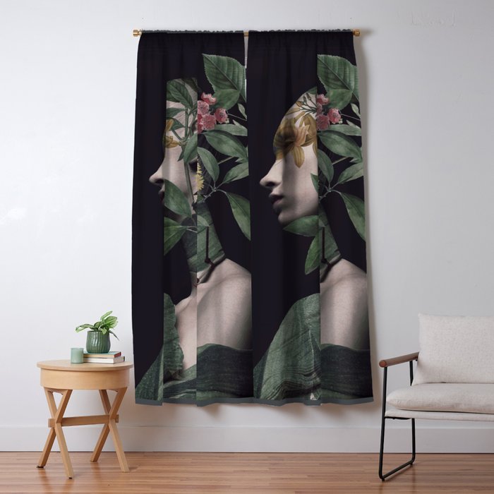 Lady Portrait Window Curtain Gallery Image 5