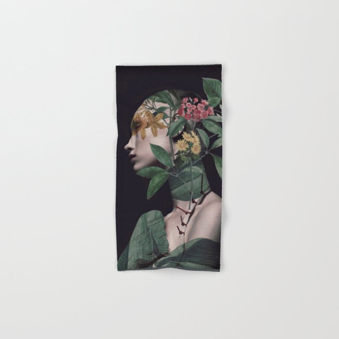 Lady Portrait Bath Towel Gallery Image 1