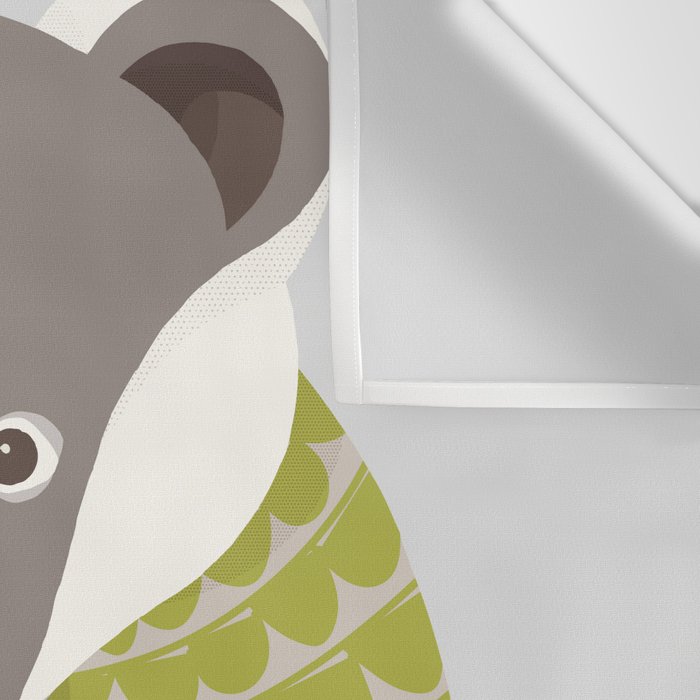 Whimsical Badger Wall Tapestry Gallery Image 3