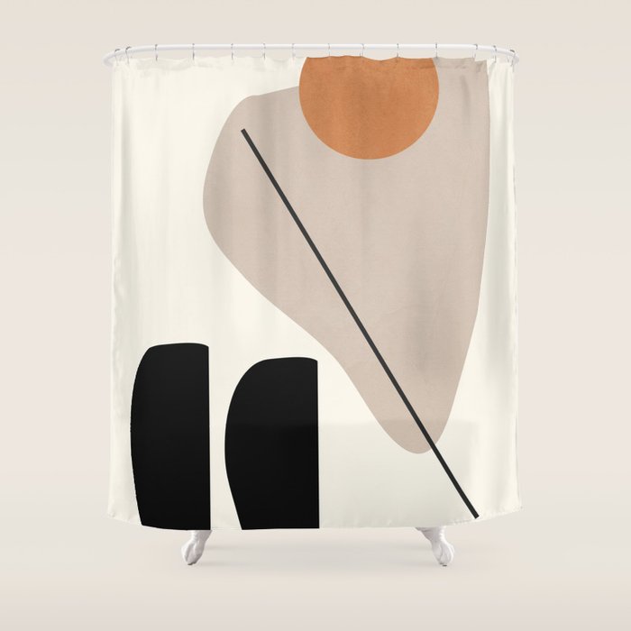 Abstract Shapes 61 Shower Curtain Gallery Image 1