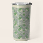 Green Geometric 1915 Hannah Borger Overbeck Travel Mug Gallery Image 2