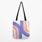 Double Rainbow in Very Peri Tote Bag Gallery Image 2