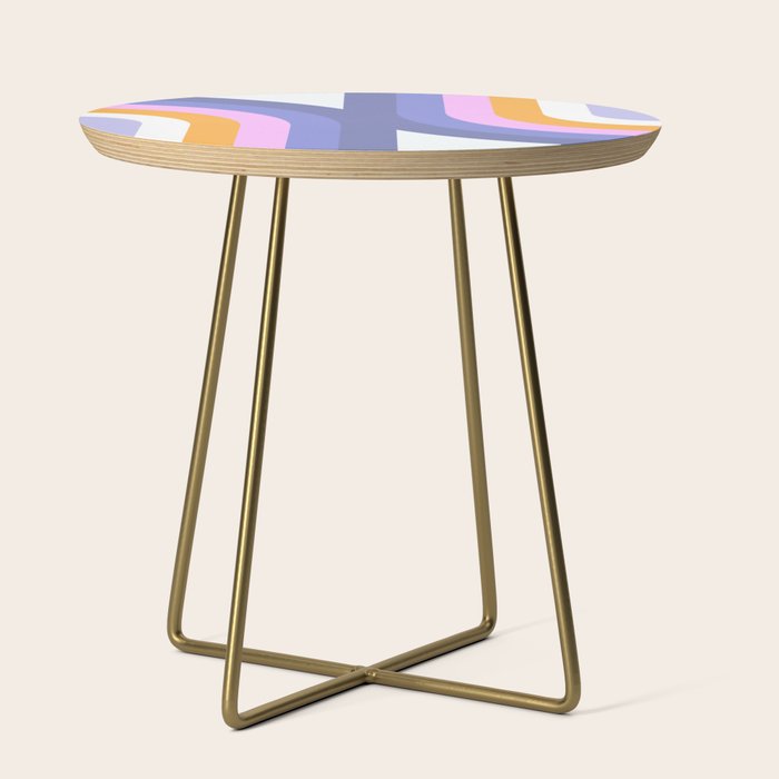 Double Rainbow in Very Peri Side Table Gallery Image 1