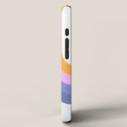 Double Rainbow in Very Peri iPhone Case Gallery Image 2