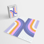 Double Rainbow in Very Peri Jigsaw Puzzle Gallery Image 2