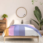 Double Rainbow in Very Peri Comforter Gallery Image 3