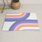 Double Rainbow in Very Peri Rug Gallery Image 1