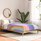 Double Rainbow in Very Peri Comforter Gallery Image 2
