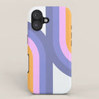 Double Rainbow in Very Peri iPhone Case Gallery Image 1
