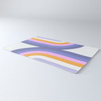 Double Rainbow in Very Peri Rug Gallery Image 3